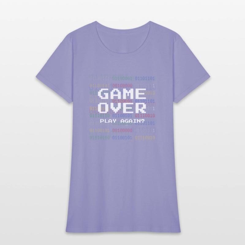 Game Over Retro Gamer Pixel Text