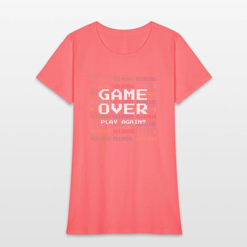 Game Over Retro Gamer Pixel Text