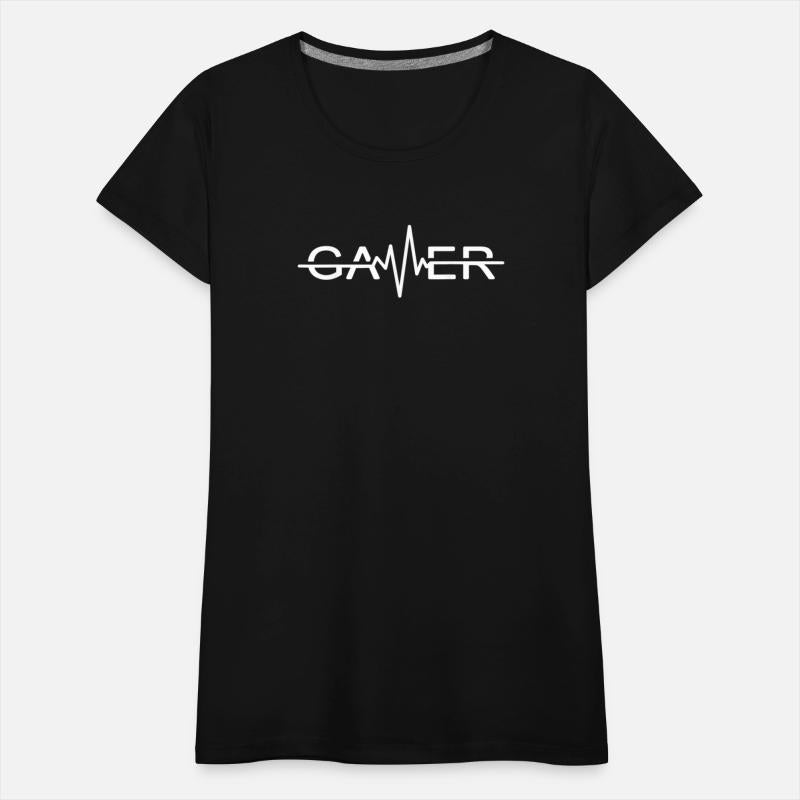 Gamer Heartbeat Video Games Graphic