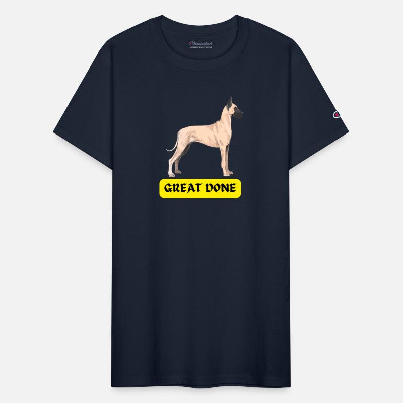 German Great Done dog is a large-sized dog