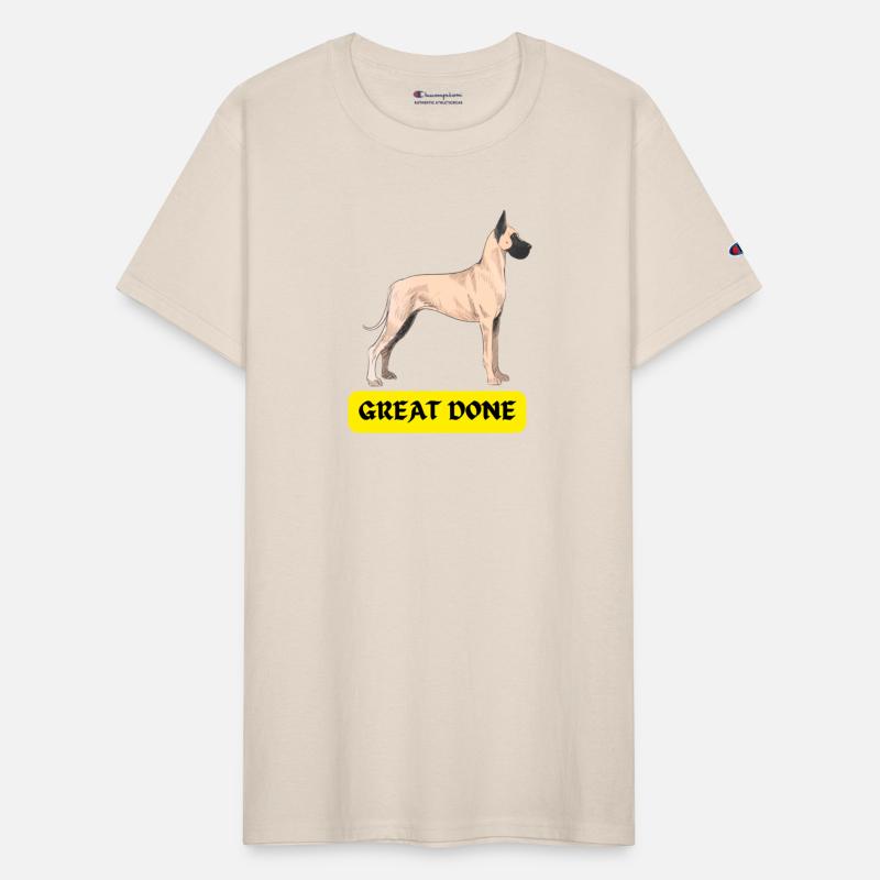 German Great Done dog is a large-sized dog
