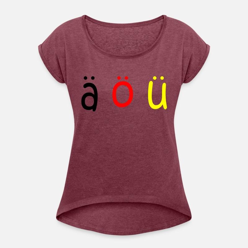 Germany Letters A O U design