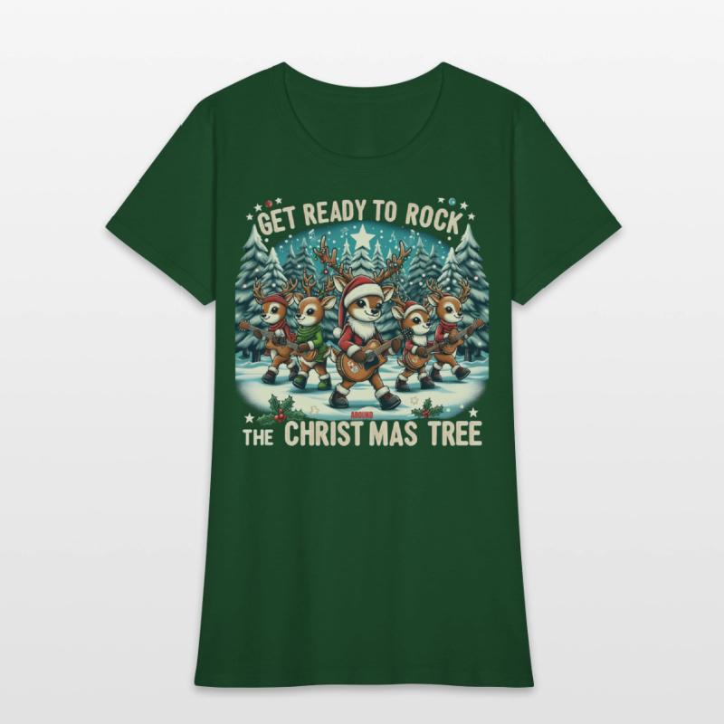 Get Ready To Rock Around Christmas Tree