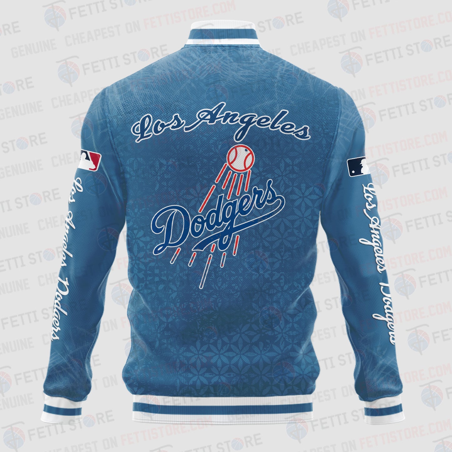 Los Angeles Dodgers - Major League Baseball AOP Varsity Jacket V8 - All-Over-Printed Jacket