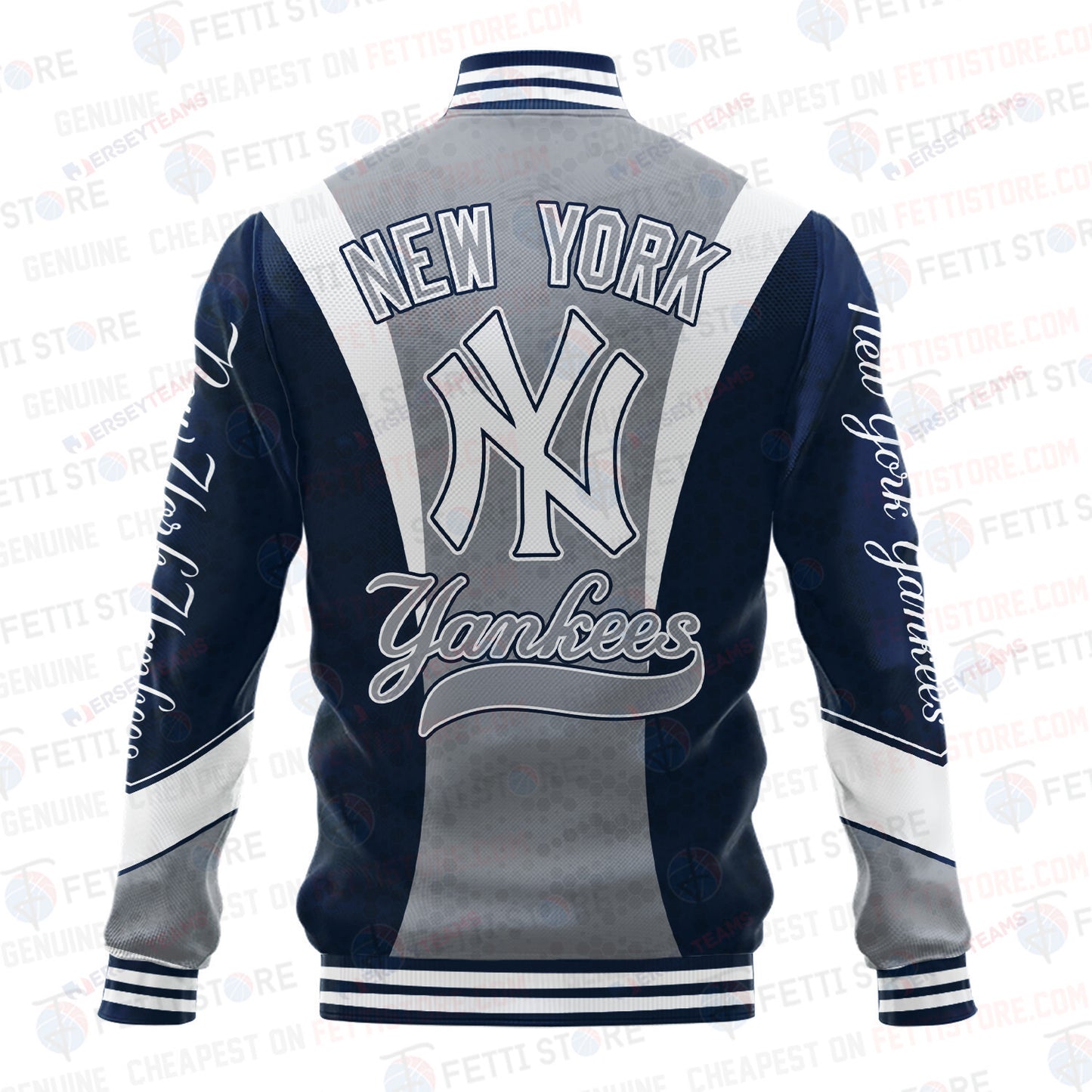 New York Yankees American League Baseball Varsity Jacket SH1 V2 - All-Over-Printed Jacket