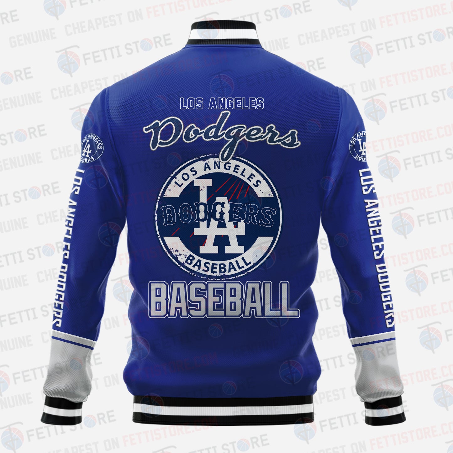 Los Angeles Dodgers - Major League Baseball AOP Varsity Jacket V5 - All-Over-Printed Jacket