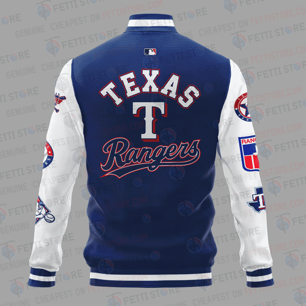 Texas Rangers American League Baseball Varsity Jacket SH1 V1 - All-Over-Printed Jacket