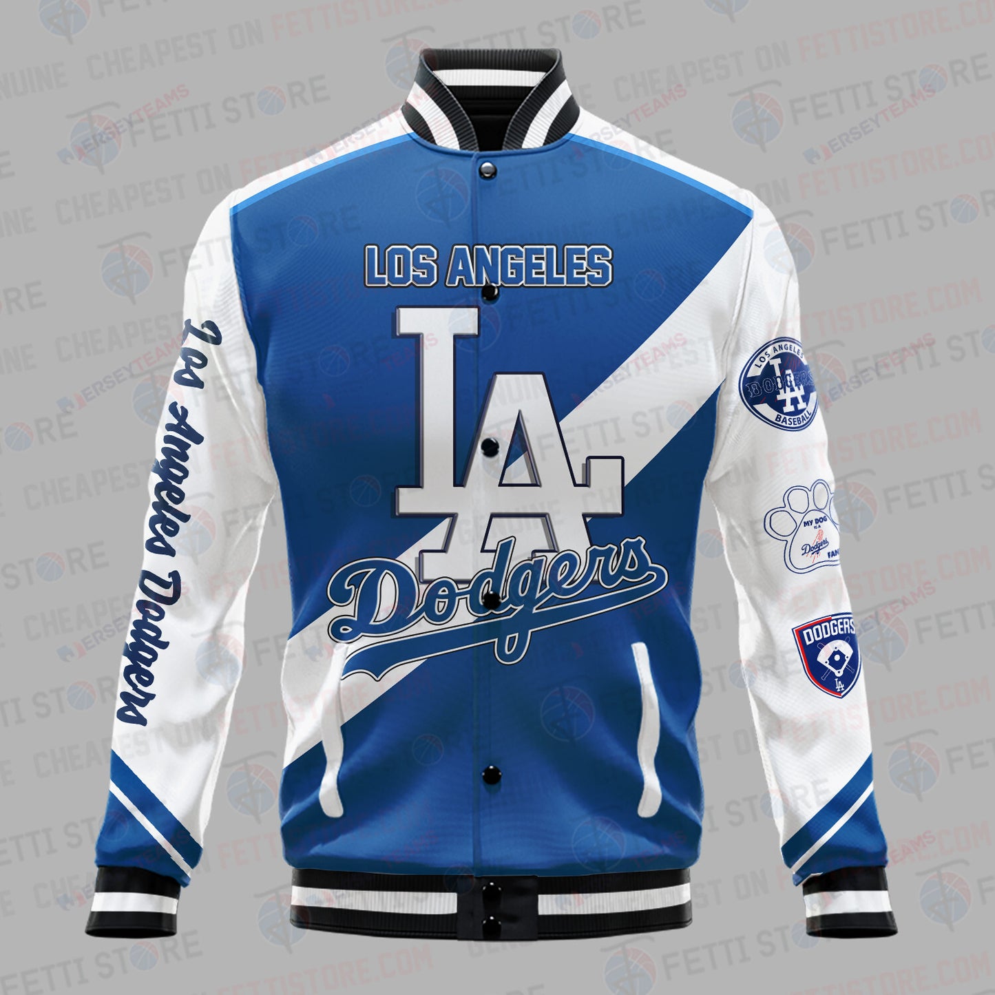 Los Angeles Dodgers League Baseball AOP Varsity Jacket SH1 V2 - All-Over-Printed Jacket