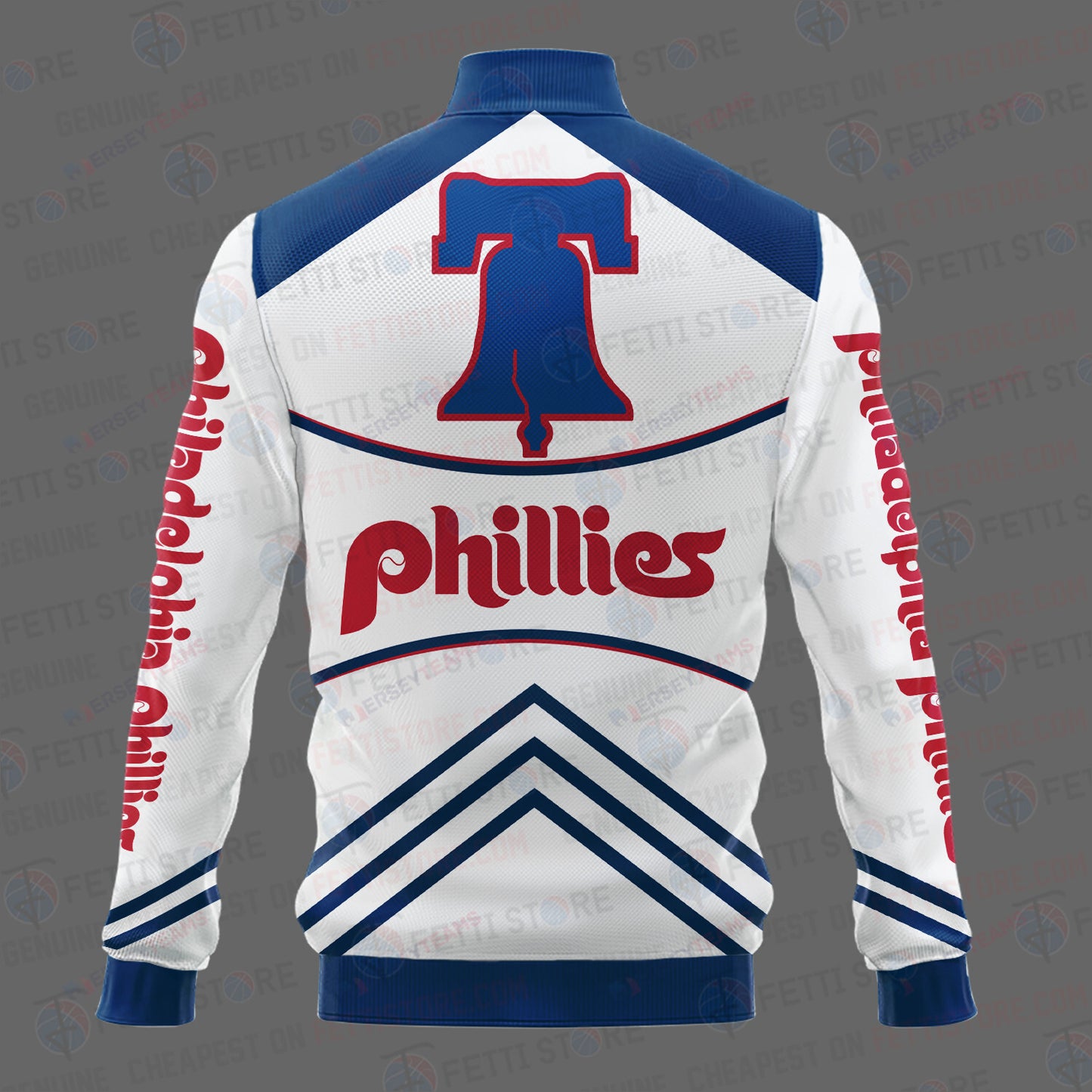 Philadelphia Phillies - Major League Baseball AOP Varsity Jacket V4 - All-Over-Printed Jacket