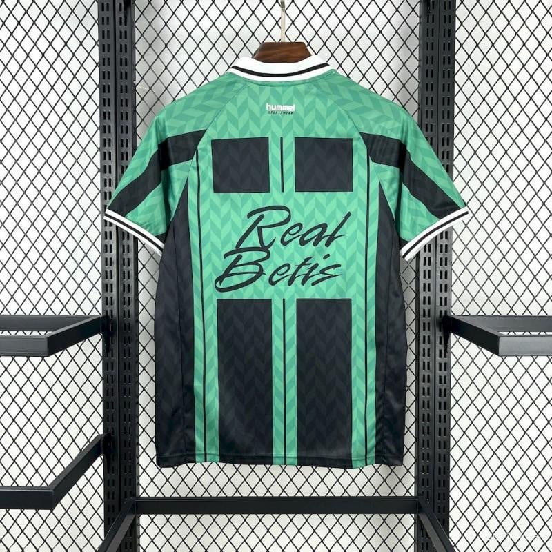 Real Betis 2025/2026 Retro Third Jersey - Black/Green