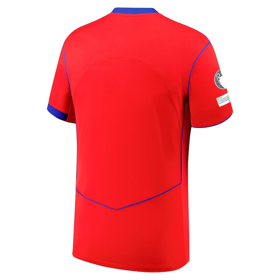 Paris Saint-Germain 2025/26 UCL Titleholder And Foundation 10 Years Badge And Eiffel Star Third Men Jersey - Red
