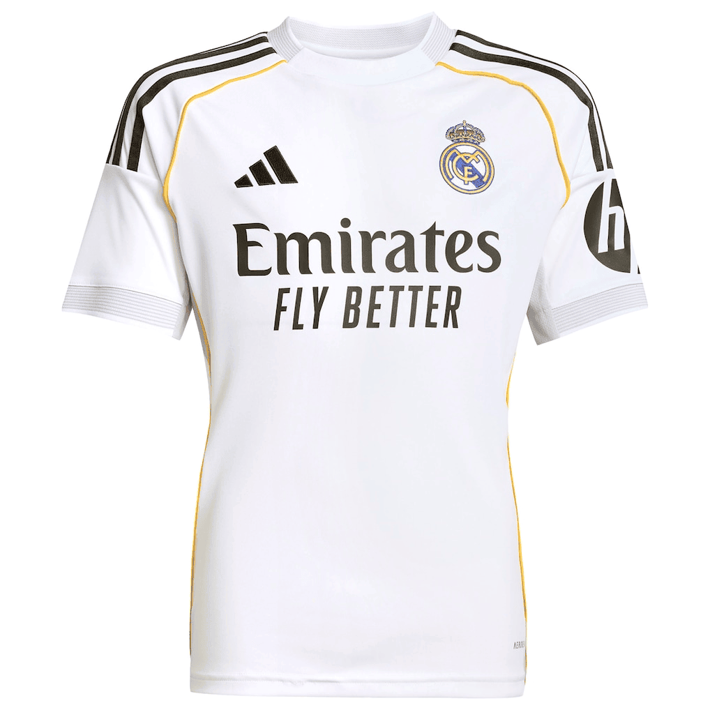David Alaba 4 Real Madrid 25/26 Home YOUTH Jersey - White