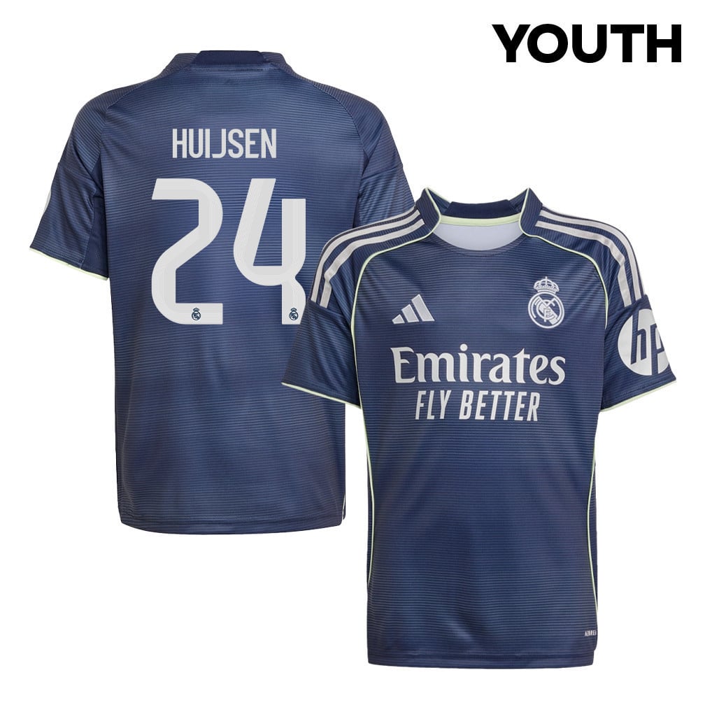 Dean Huijsen 24 Real Madrid 25/26 Away YOUTH Jersey - Legend Ink