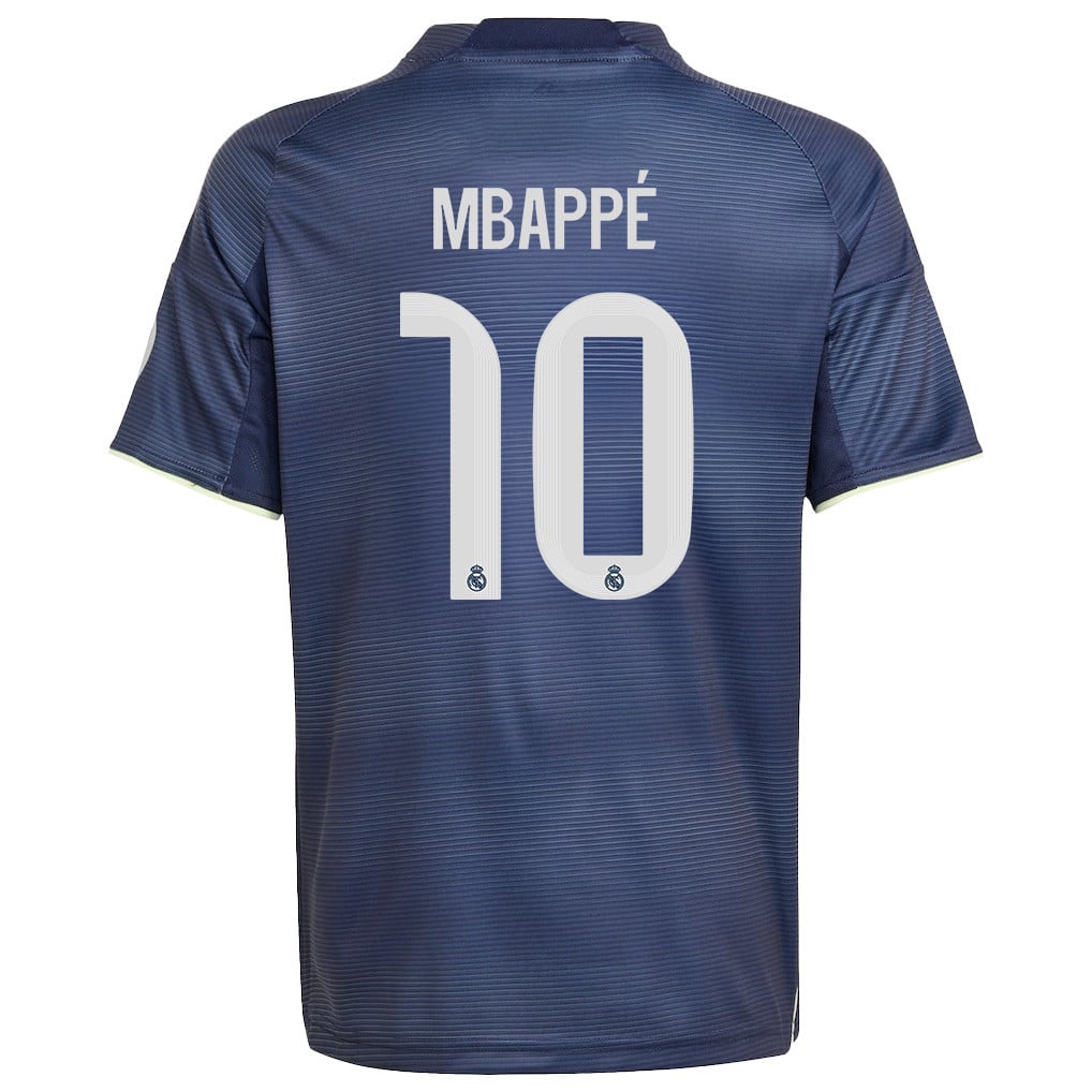 Kylian Mbappé 10 Real Madrid 25/26 Away YOUTH Jersey - Legend Ink