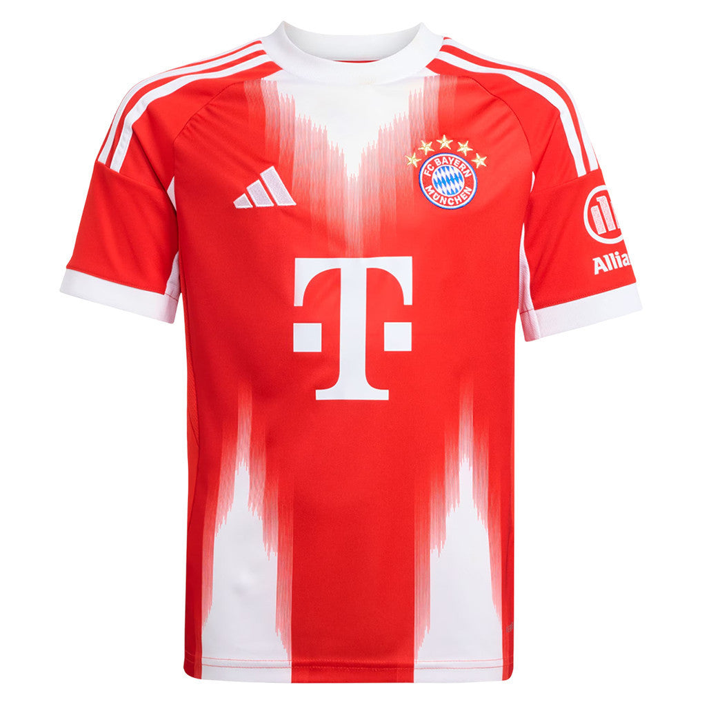 Alphonso Davies 19 Bayern Munich 25/26 Home YOUTH Jersey - Red