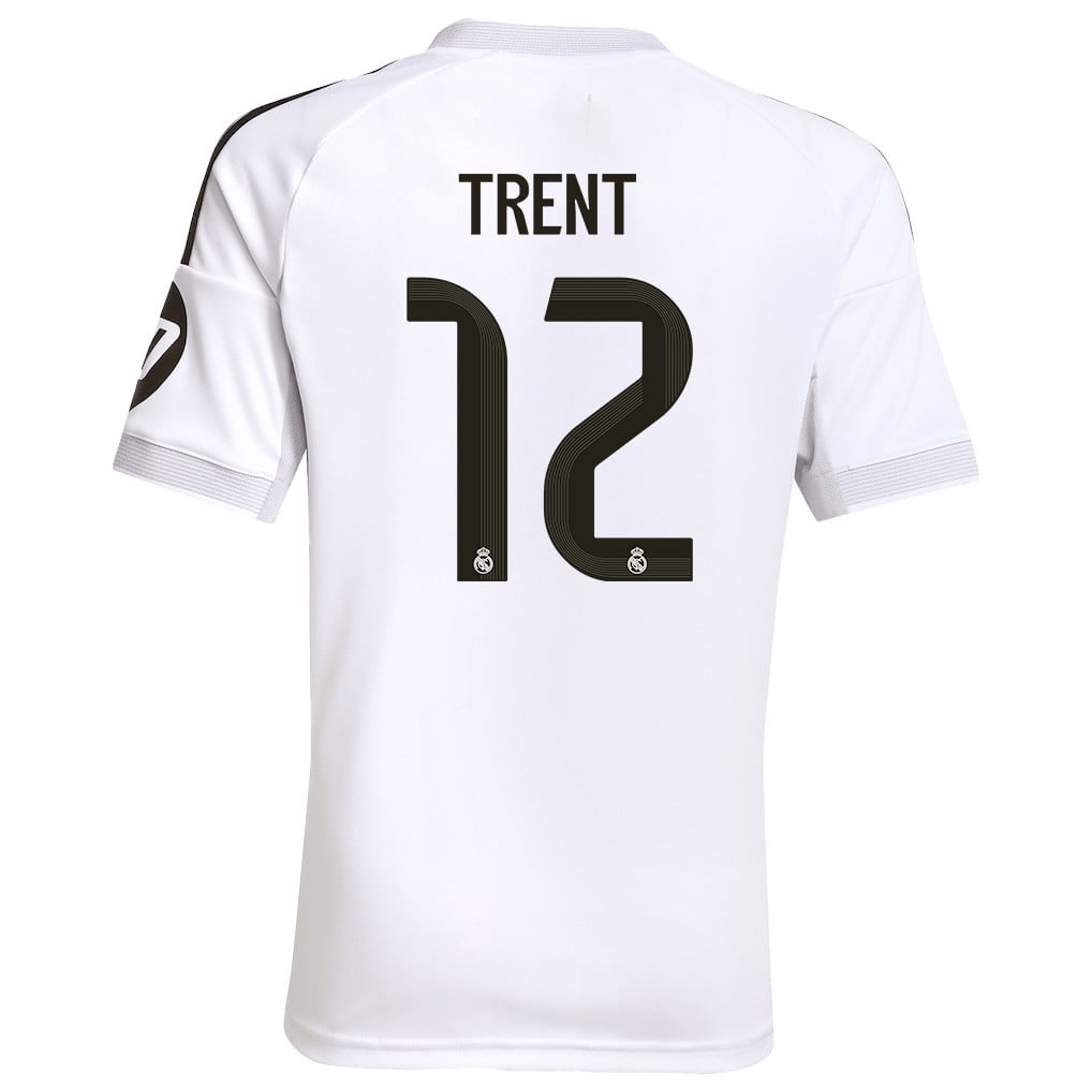 Trent Alexander-Arnold 2 Real Madrid 25/26 Home YOUTH Jersey - White