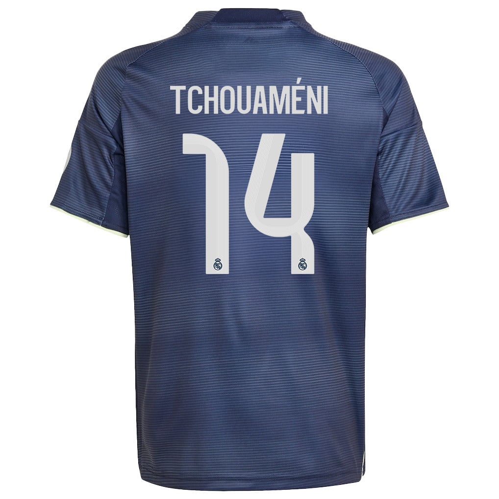 Aurélien Tchouaméni 14 Real Madrid 25/26 Away YOUTH Jersey - Legend Ink