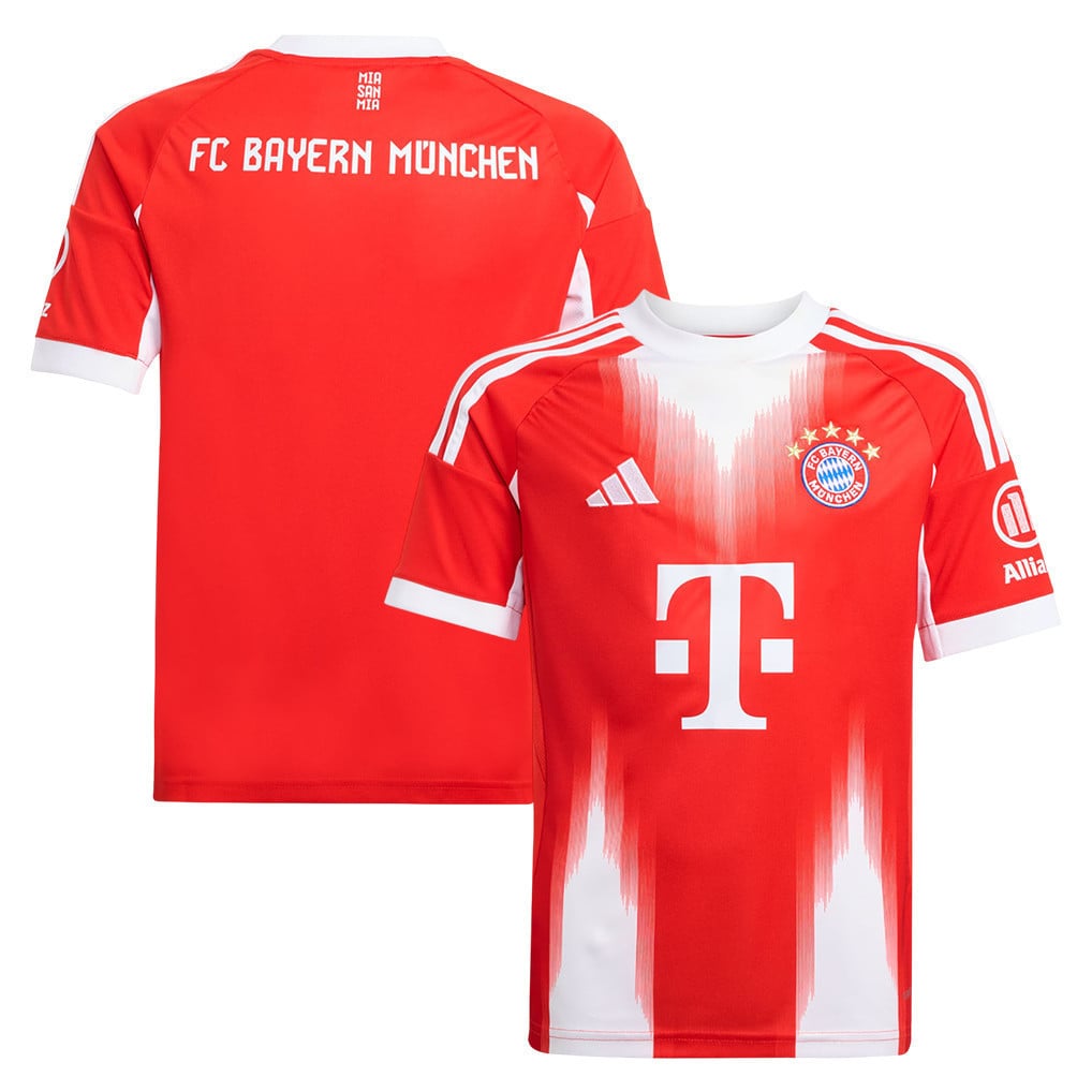 Bayern Munich 25/26 Home YOUTH Jersey - Red