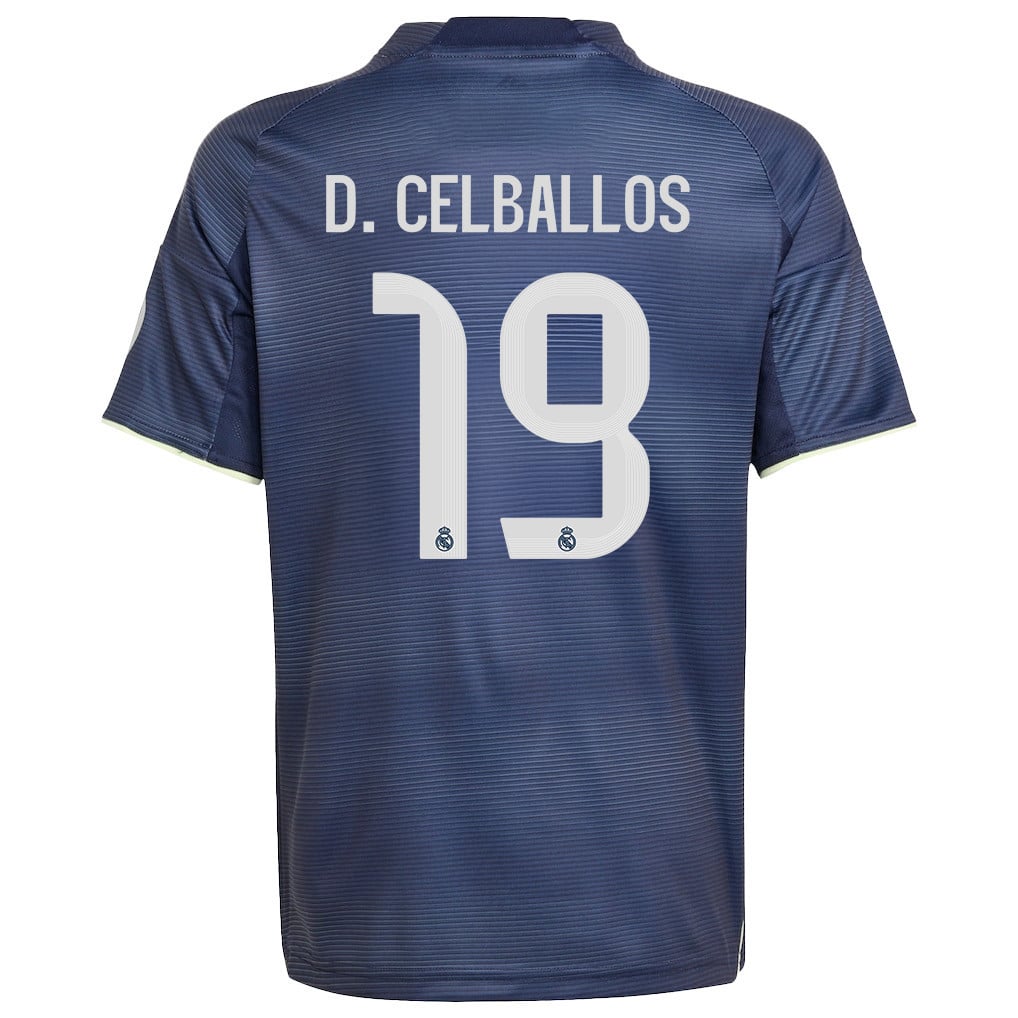 Dani Ceballos 19 Real Madrid 25/26 Away YOUTH Jersey - Legend Ink