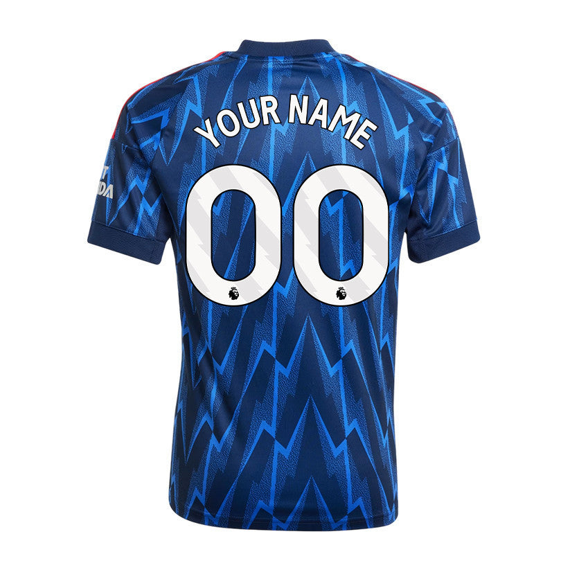 Arsenal 25/26 Personalized Away YOUTH Jersey - Navy Blue