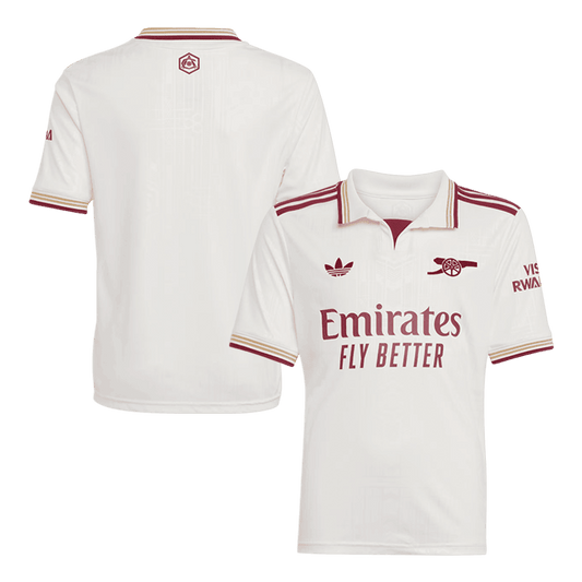 Arsenal 25/26 Third YOUTH Jersey - White