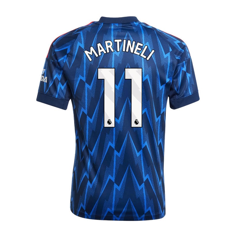 Gabriel Martinelli 11 Arsenal 25/26 Away YOUTH Jersey - Navy Blue