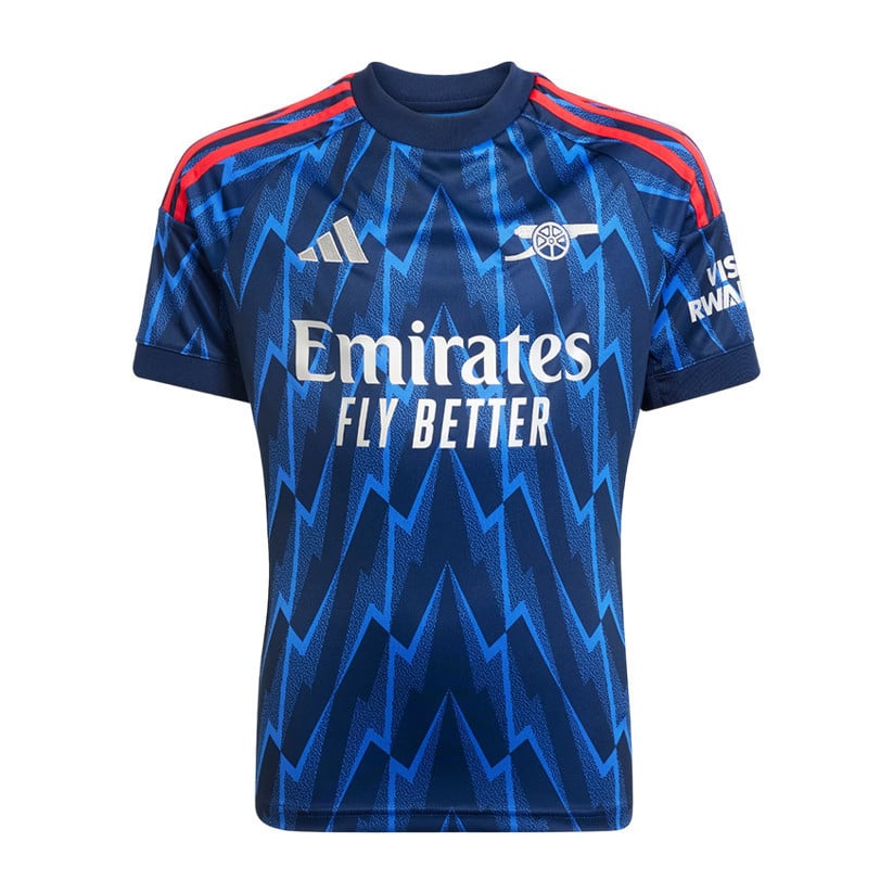 Martin Ødegaard 8 Arsenal 25/26 Away YOUTH Jersey - Navy Blue