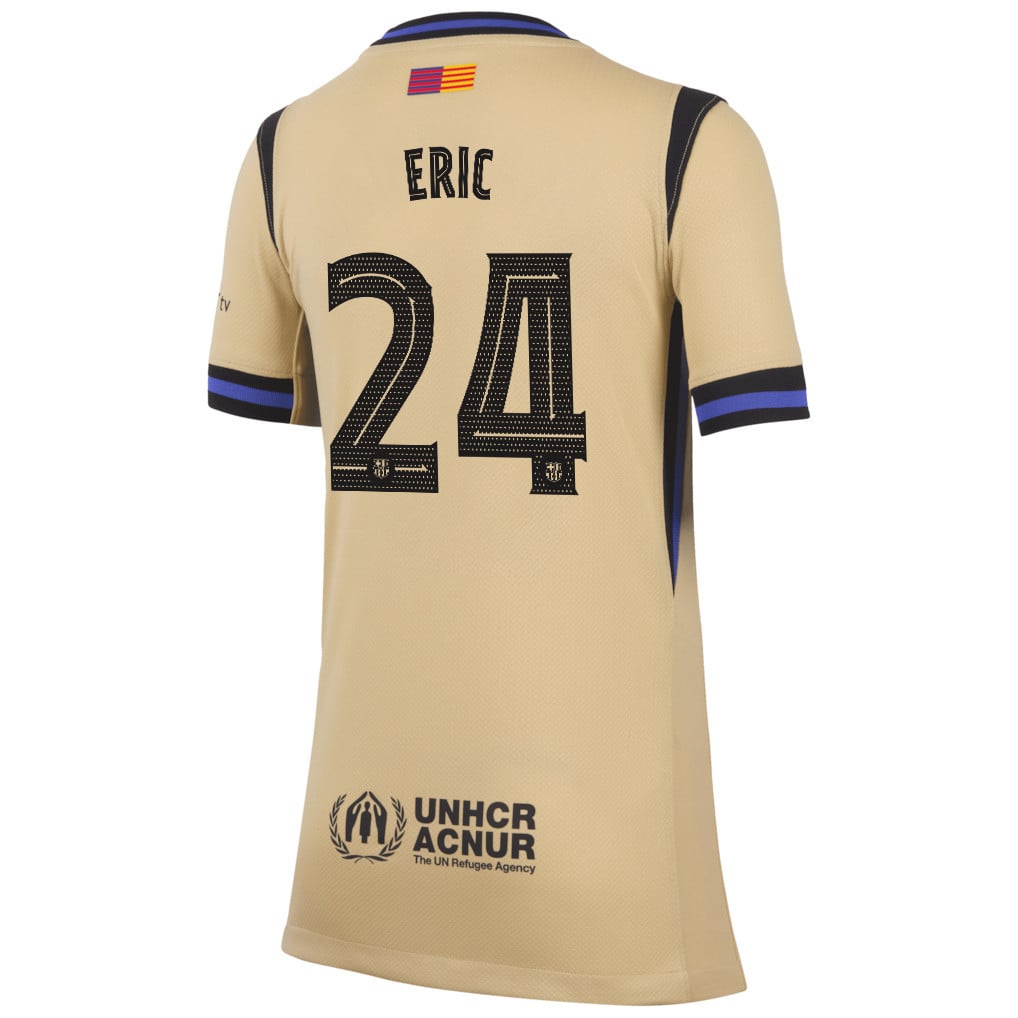 Eric García 24 Barcelona 25/26 Away YOUTH Jersey - Yellow