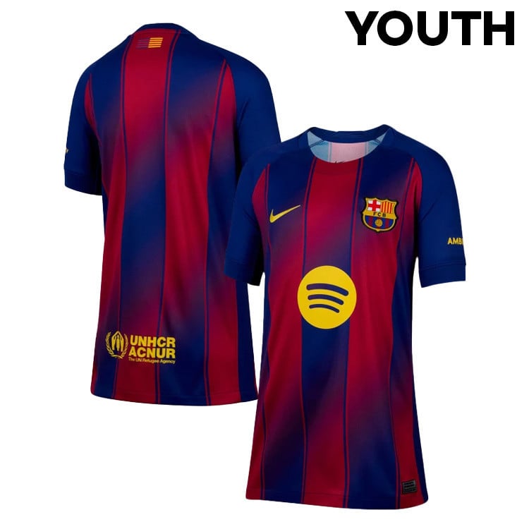 Barcelona 25/26 Home YOUTH Jersey - Navy