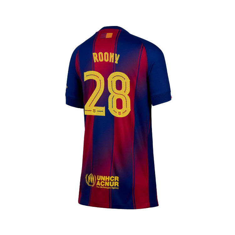 Roony Bardghji 28 Barcelona 25/26 Home YOUTH Jersey - Navy