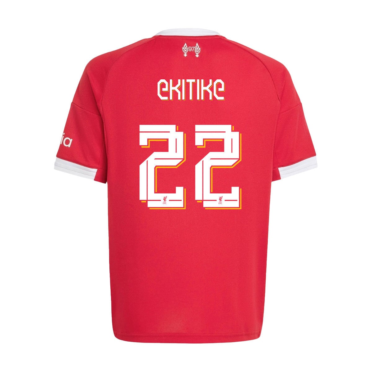 Hugo Ekitiké 22 Liverpool 25/26 Home YOUTH Jersey - Red
