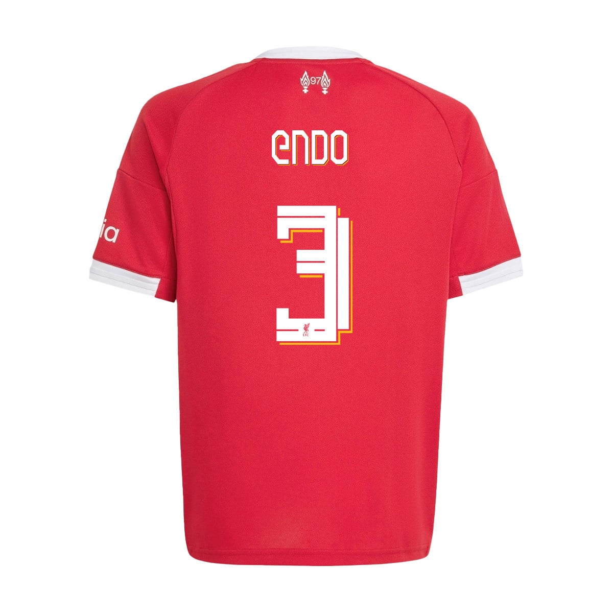 Wataru Endo 3 Liverpool 25/26 Home YOUTH Jersey - Red