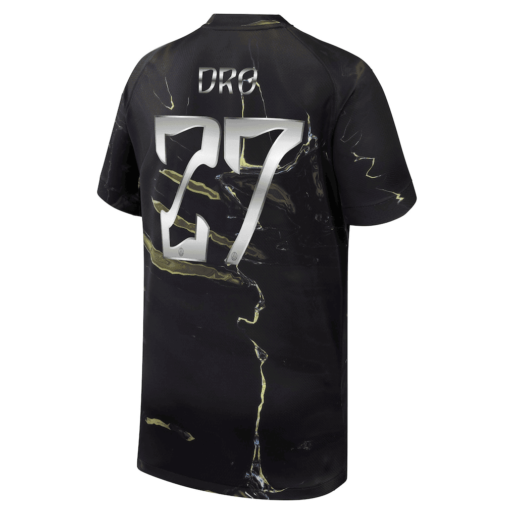 Dro 27 Paris Saint-Germain Jordan Night Edition 2025/26 Cup Printing Jersey - YOUTH