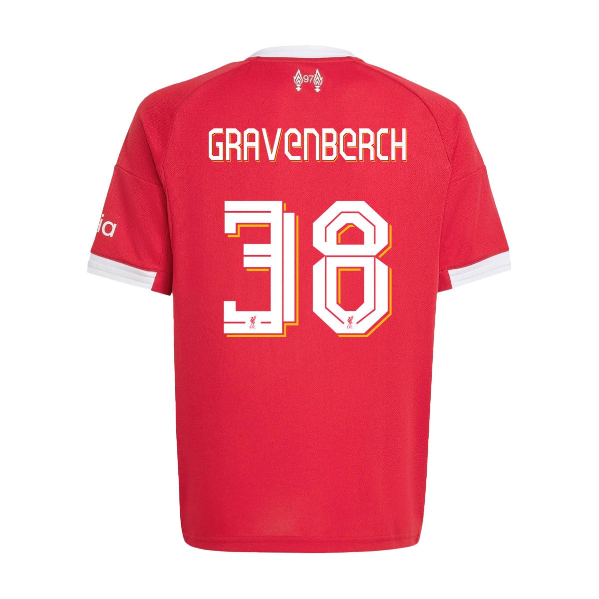 Ryan Gravenberch 38 Liverpool 25/26 Home YOUTH Jersey - Red