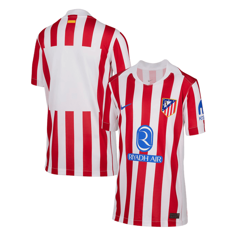 Atlético Madrid 25/26 Home YOUTH Jersey - Red/White