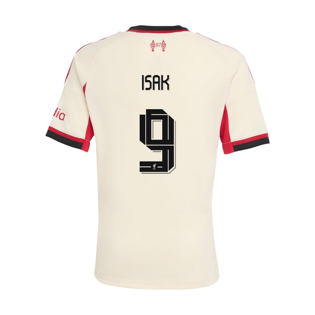 Alexander Isak 9 Liverpool 25/26 Away YOUTH Jersey - Off-white