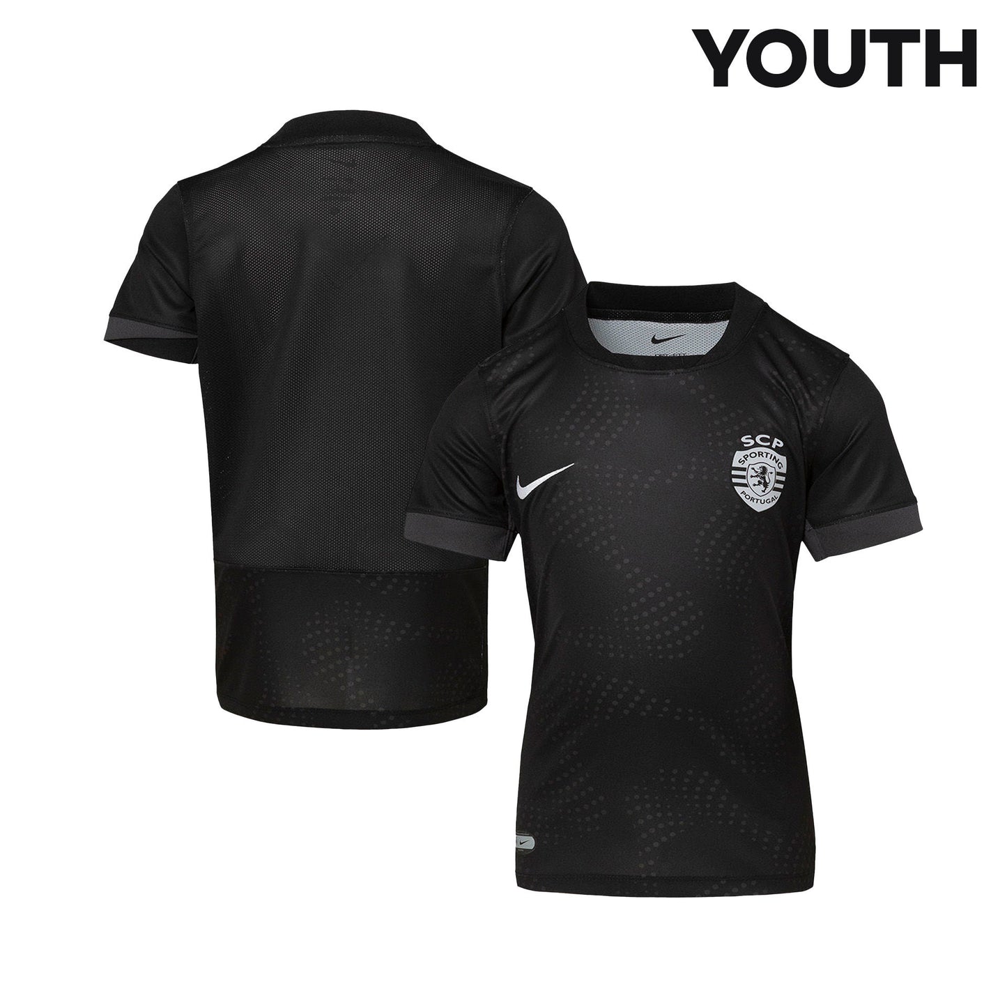 Sporting CP 25/26 Away YOUTH Jersey - Black