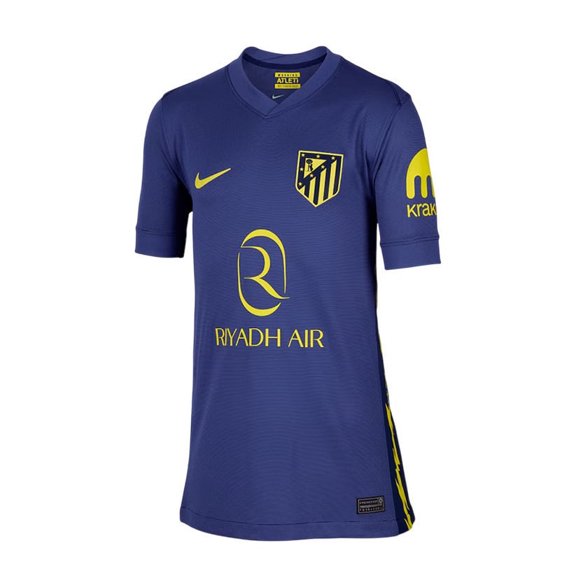 Marcos Llorente 14 Atlético Madrid 25/26 Away YOUTH Jersey - Navy/Yellow