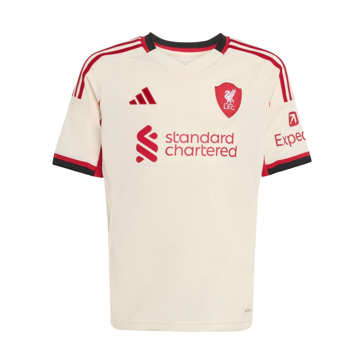 Calvin Ramsay 47 Liverpool 25/26 Away YOUTH Jersey - Off-white