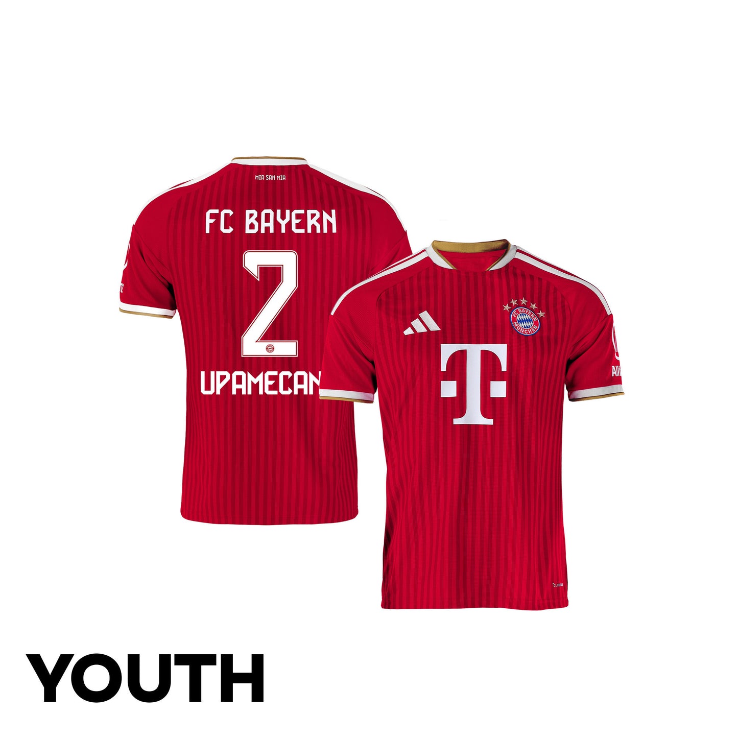 Dayot Upamecano 2 Bayern Munich 2026/27 Youth Home Jersey - Red