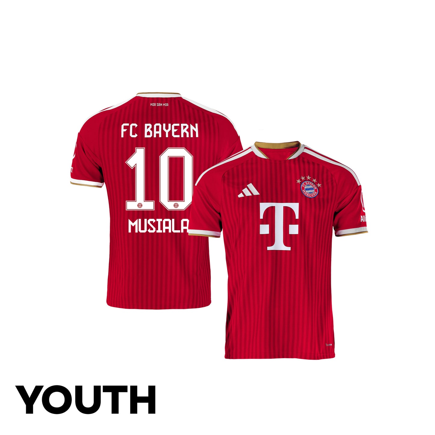 Jamal Musiala 10 Bayern Munich 2026/27 Youth Home Jersey - Red