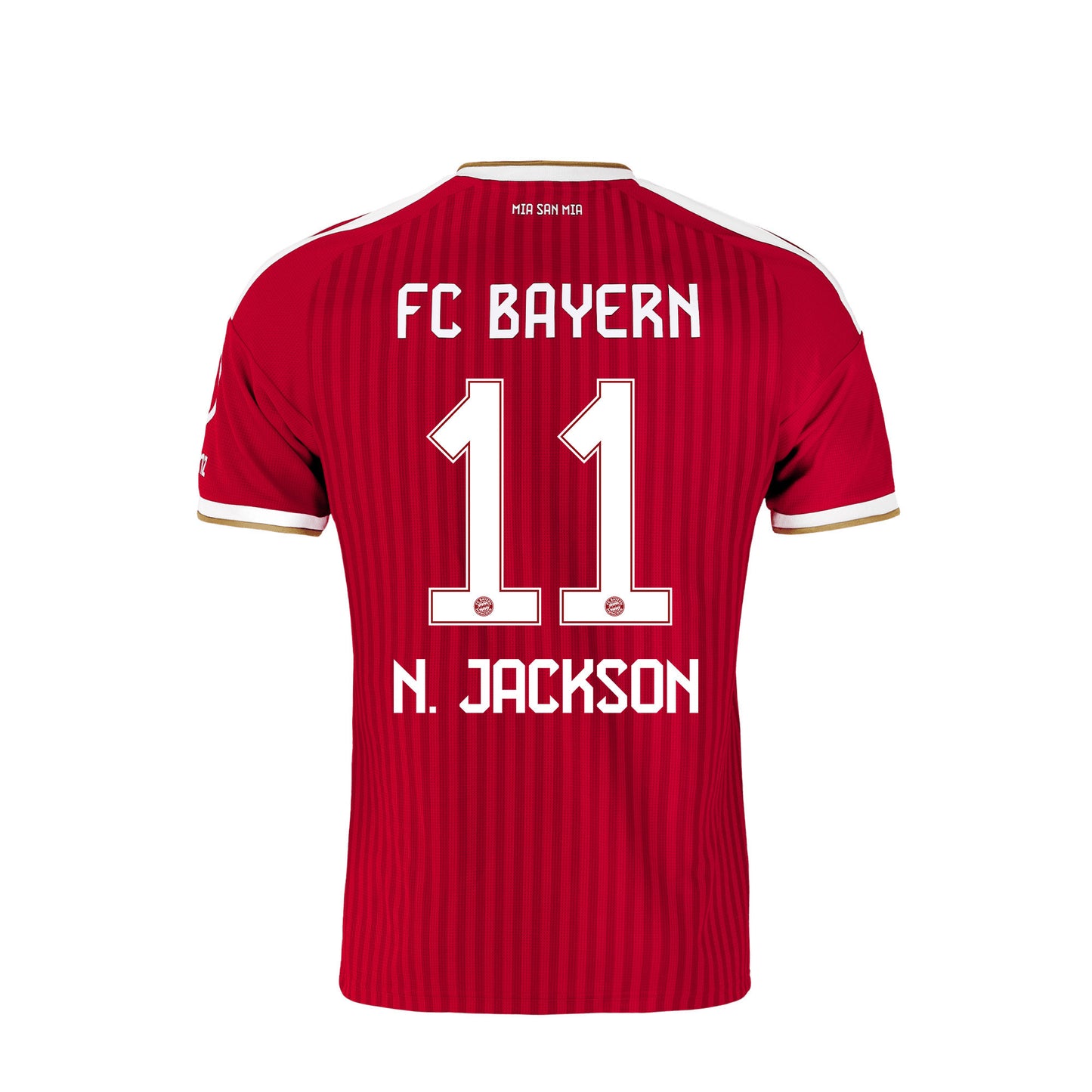 Nicolas Jackson 11 Bayern Munich 2026/27 Youth Home Jersey - Red