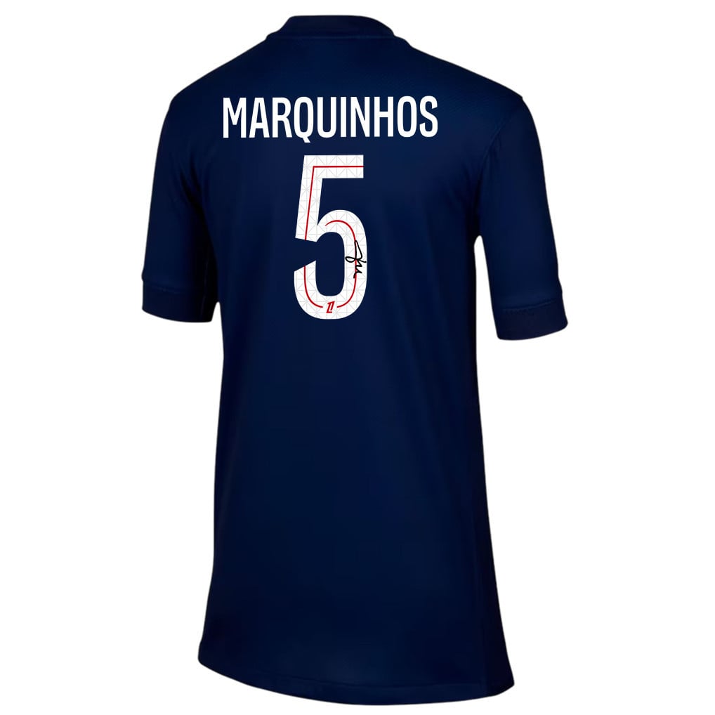 Marquinhos 5 Signature Paris Saint-Germain 25/26 Home YOUTH Jersey - Navy