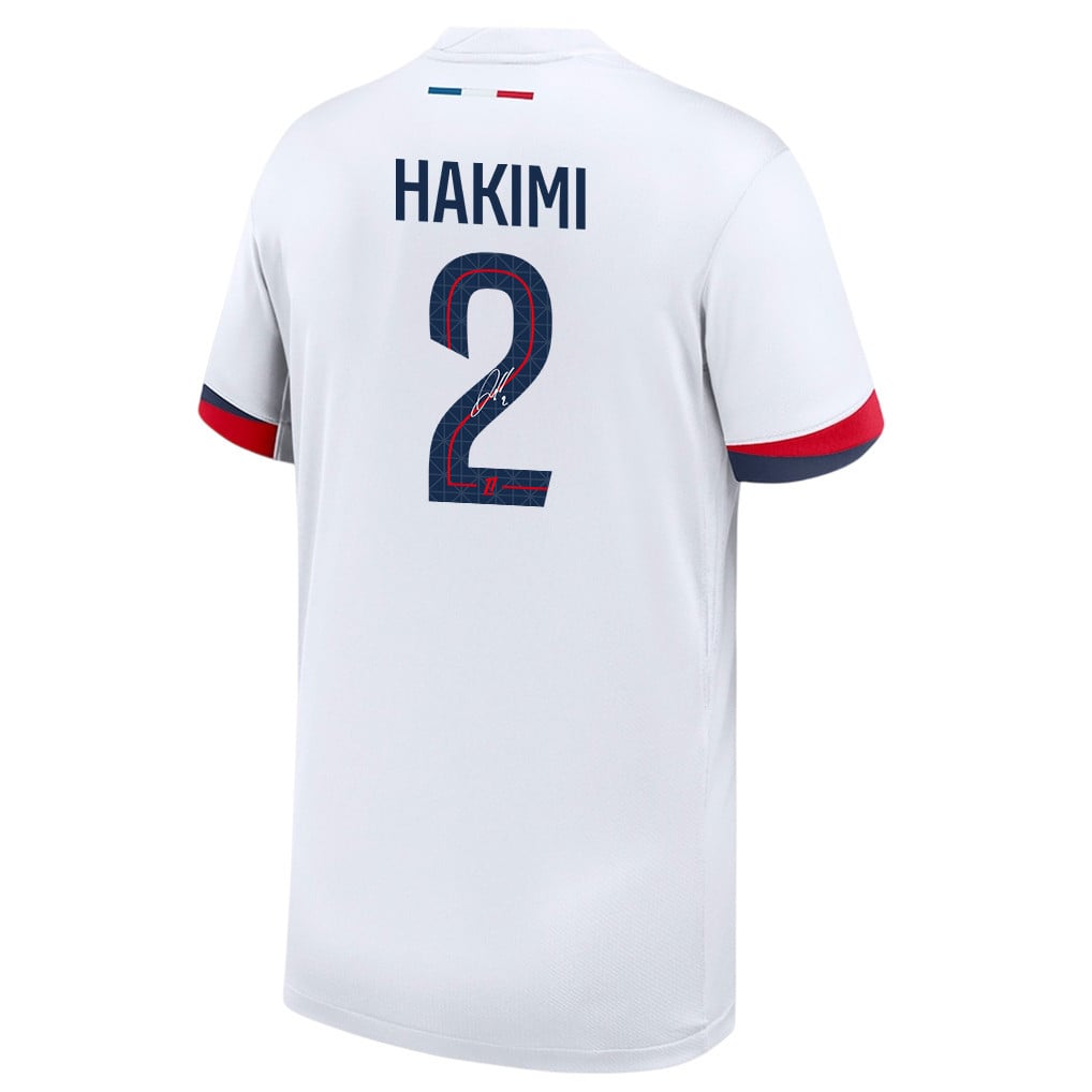 Achraf Hakimi 2 Signature Paris Saint-Germain 25/26 Away YOUTH Jersey - White