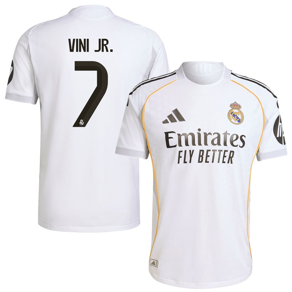 Vinícius Júnior 7 Real Madrid 25/26 Home Men Jersey - White