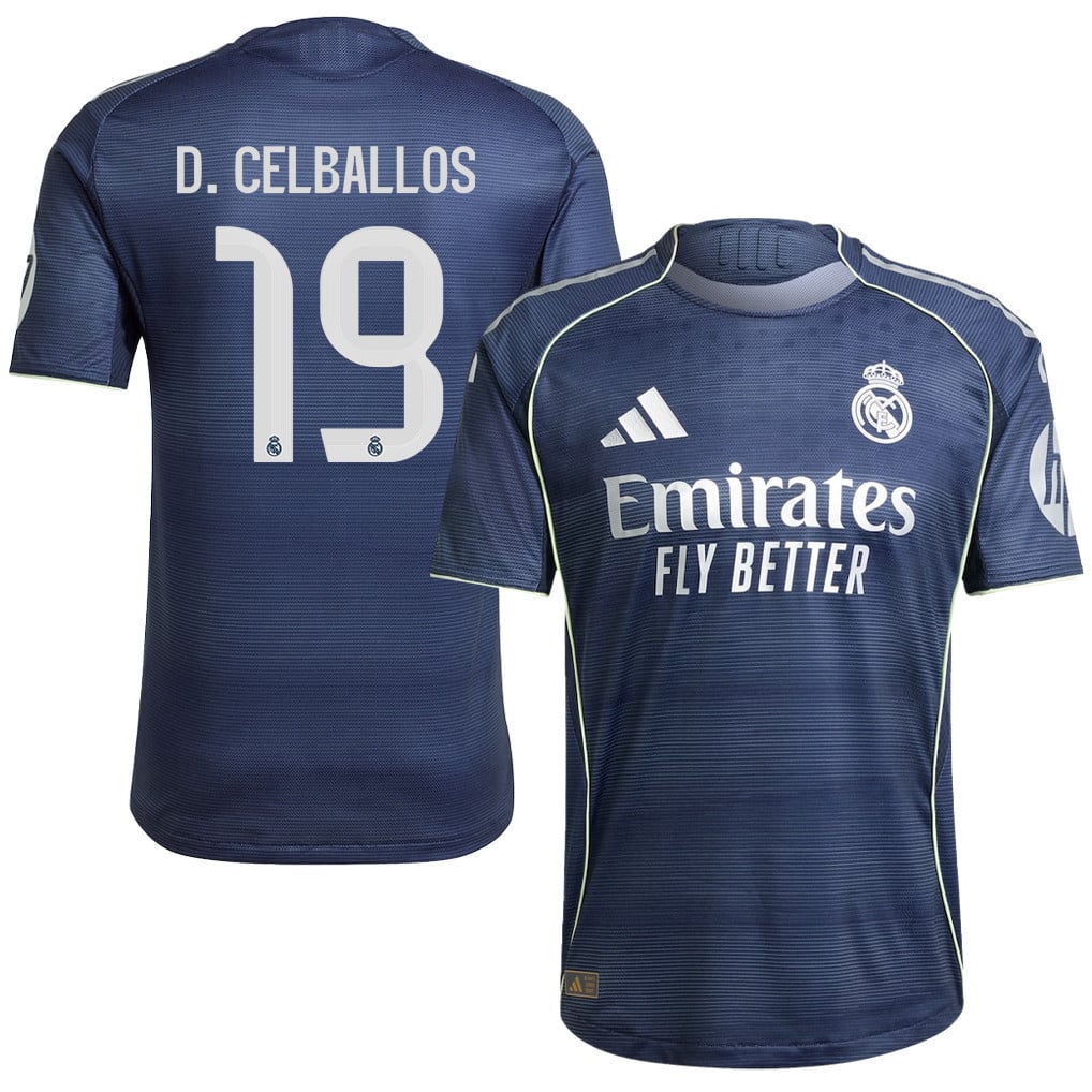 Dani Ceballos 19 Real Madrid 25/26 Away Men Jersey - Legend Ink