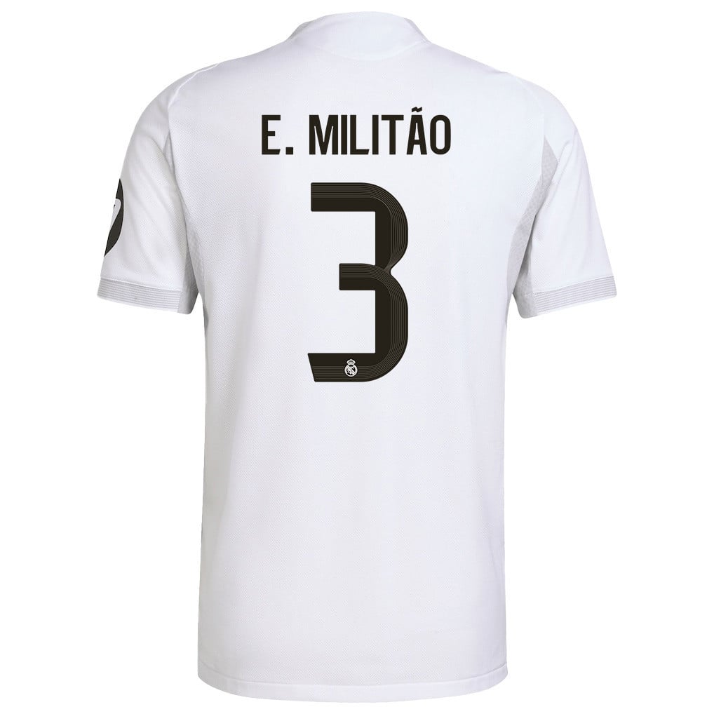 Éder Gabriel Militão 3 Real Madrid 25/26 Home Men Jersey - White