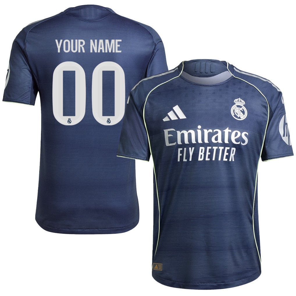 Real Madrid 25/26 Personalized Away Men Jersey - Legend Ink