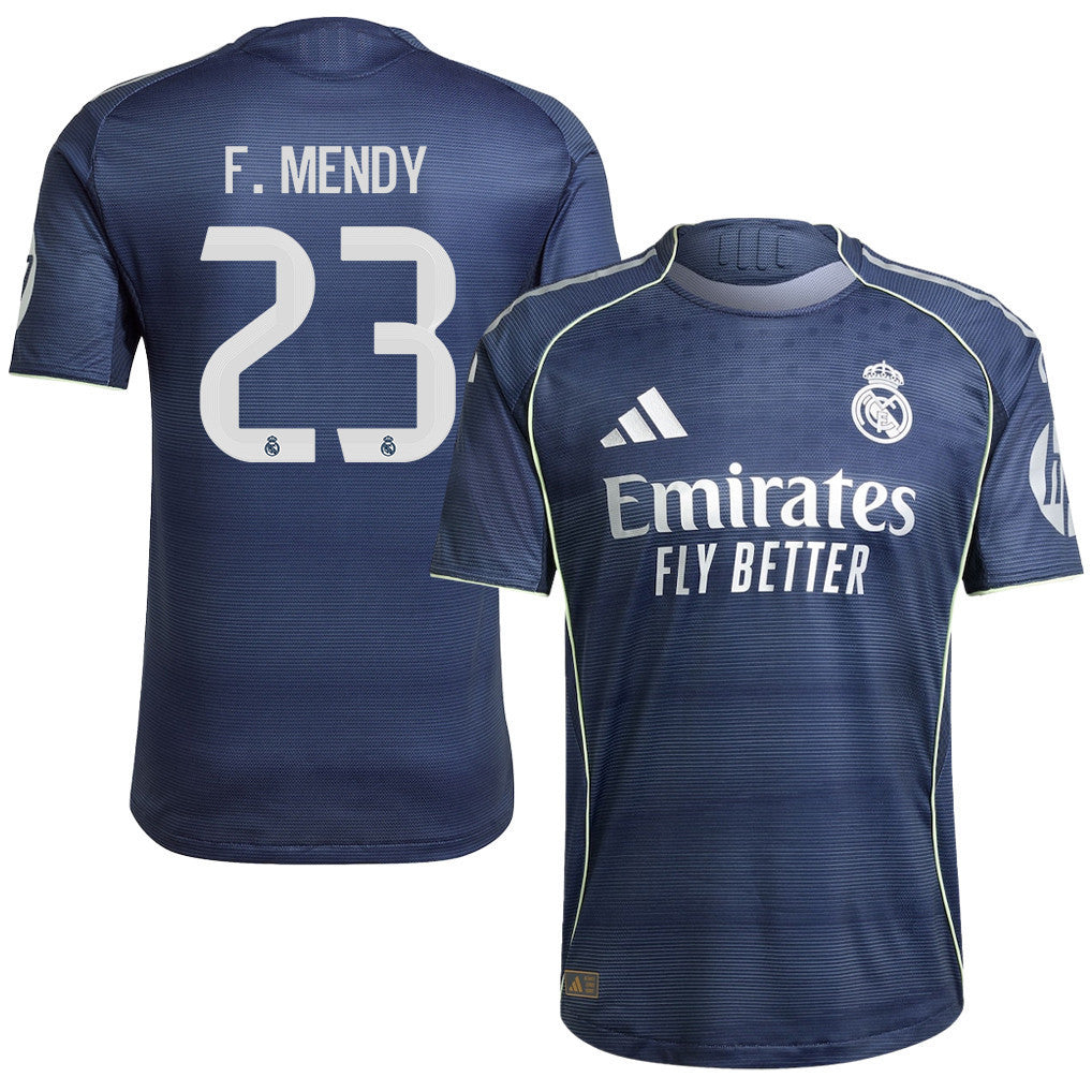 Ferland Mendy 23 Real Madrid 25/26 Away Men Jersey - Legend Ink
