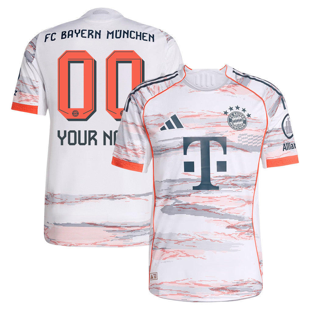 Bayern Munich 25/26 Personalized Away Men Jersey - White